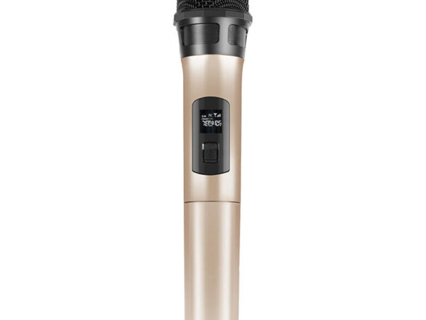 Juhtmevaba dünaamiline mikrofon UHF PULUZ PU628J 3.5mm (kuld)
