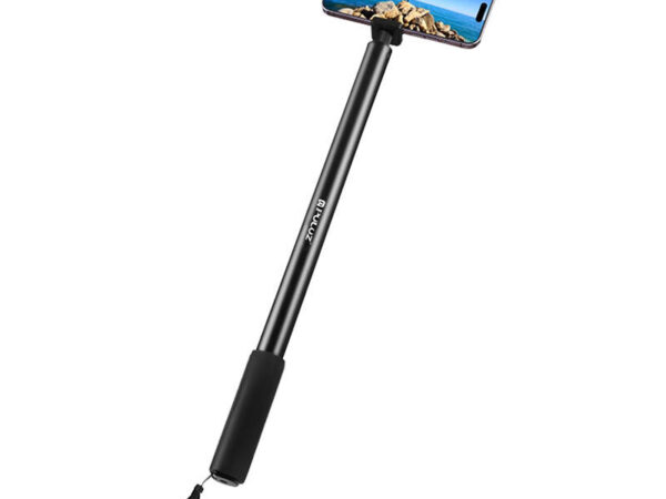 36887_2 Metallist selfie hoidja 2m PULUZ Insta360 One RS/X2/X3/X4 kaamerale (must)