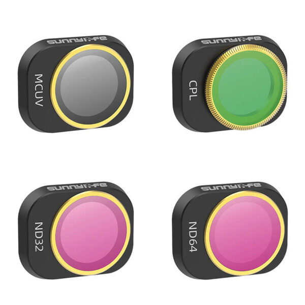4 objektiivifiltrit MCUV, CP, ND32/64 Sunnylife DJI MINI 4 PRO jaoks