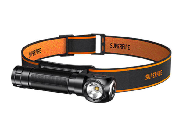 37263_1 Superfire TH04 2-in-1 pealamp taskulamp, 600 lm, USB-C, 5 režiimi, 150 m