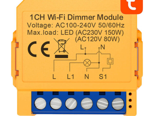 37284_1 Nutikas pistikülg WiFi Avatto DMS16-2 TUYA