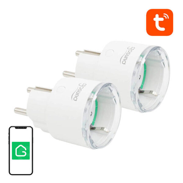 37424_6 Nutipistik WiFi Gosund SP111 3680W 16A, Tuya 2-pakk