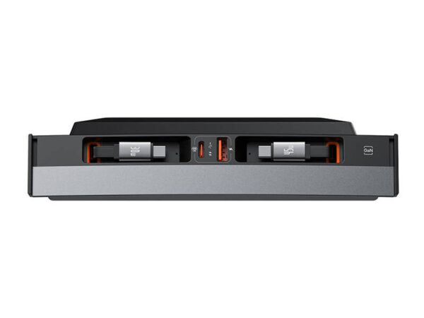 37894_8 Baseus T-Space hub USB-C kuni USB-C kaablitega Tesla autodele (must)