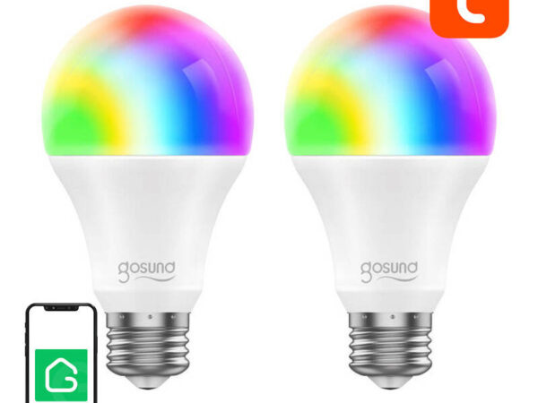 38138_3 Nutikas Pirn WiFi RGB LED Gosund WB4-2 E27 (2-pakk) Tuya