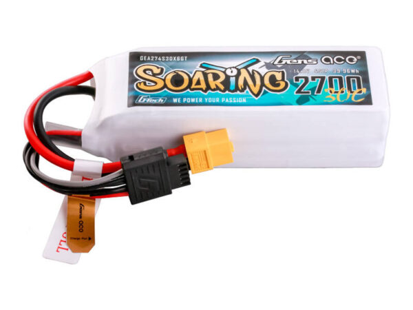 Gens ace G-Tech Soaring 2700mAh 14.8V 30C 4S1P LiPo XT60