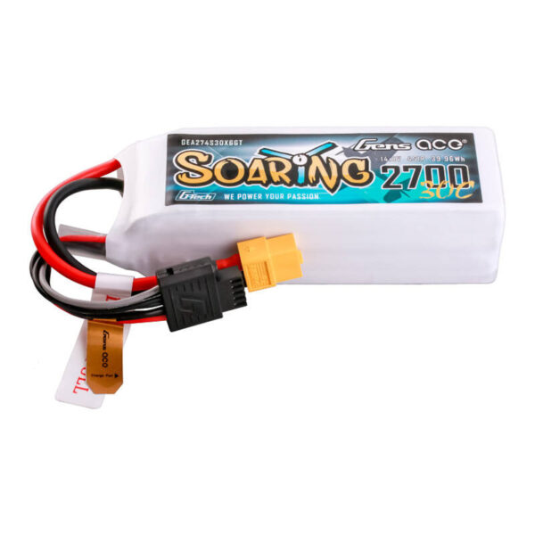 41476_1 Gens ace G-Tech Soaring 2700mAh 14.8V 30C 4S1P LiPo XT60