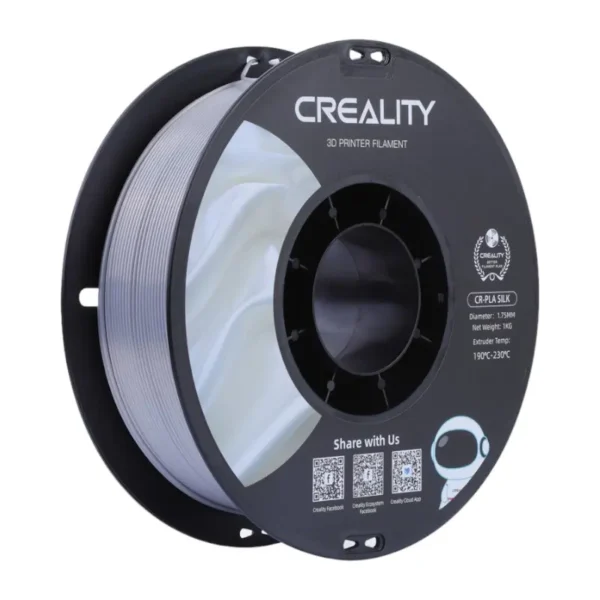 CR-Silk PLA filament Creallity (Hõbe)