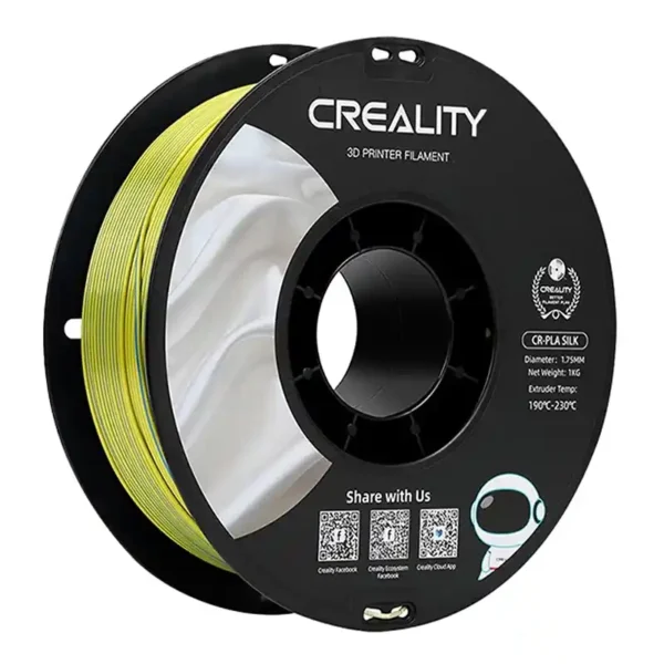 CR-Silk PLA filament Creality (Kollane-sinine)
