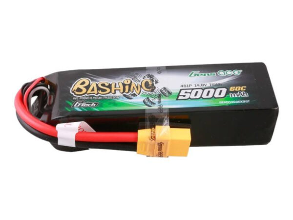 42814_1 Gens ace G-Tech 5000mAh 14.8V 4S1P 60C Lipo Aku Komplekt XT90 Pistikuga - Bashing Seeria
