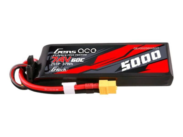 42816_1 Gens ace G-Tech 5000mAh 7.4V 60C 2S1P LiPo Aku XT60