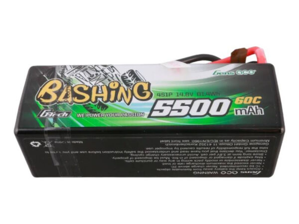 Gens ace G-Tech 5500mAh 4S1P 14.8V 60C HardCase RC auto Lipo aku