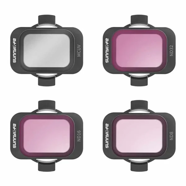 4 filtri komplekt Sunnylife MCUV, ND8/16/32 DJI Avata 2 jaoks