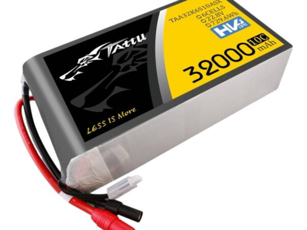 43190_1 Tattu 32000mAh 22.2V 25C 6S1P Lipo aku komplekt AS150+XT150-ga