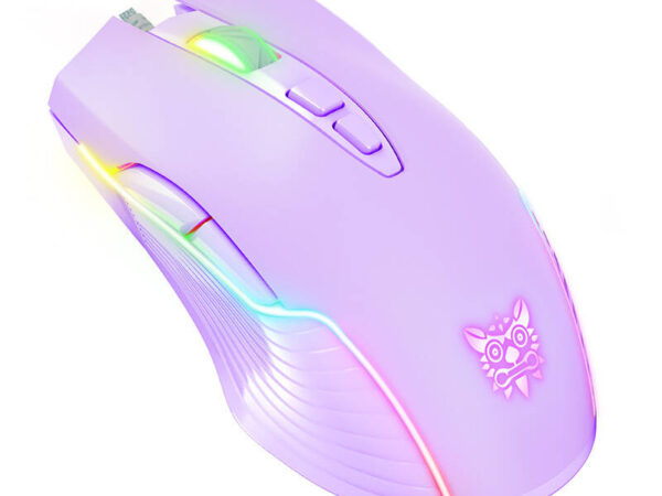 43259_1 ONIKUMA CW905 RGB Juhtmega Mängurihiir Lilla
