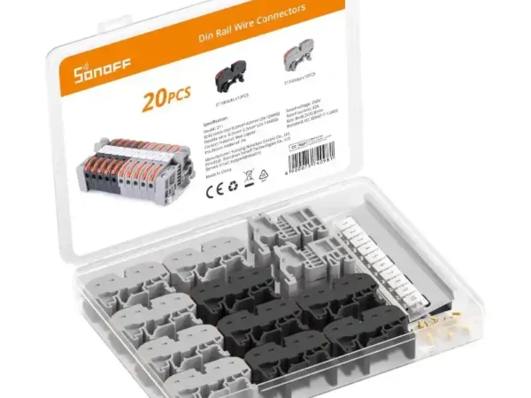43327_1 DIN Rail juhtmeühendaja Sonoff komplekt (20 tk)