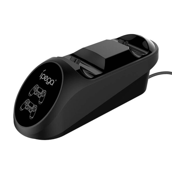 Dual Docking Station iPega PG-9180 PS4 mängupuldile (must)