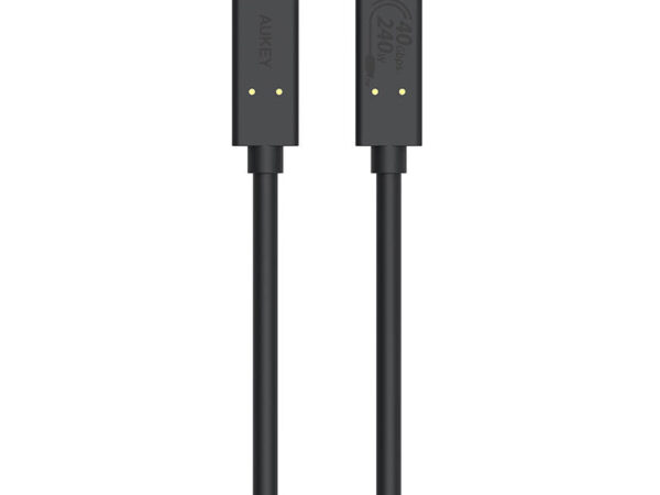 44075_2 USB-C kuni USB-C kaabel Aukey, CB-TCC241, 240W, 0.8m (must)
