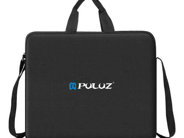 Kantav tõmblukuga hoiukott PULUZ ringvalgustitele (must)
