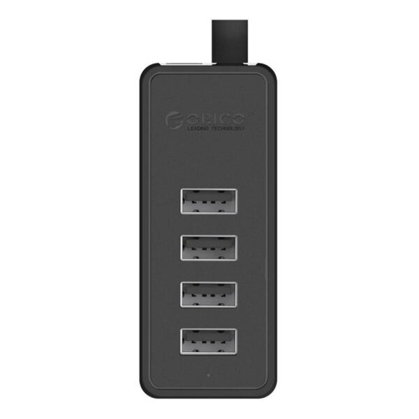 Orico Hub USB-A 4xUSB-A 2.0 - musta värvi