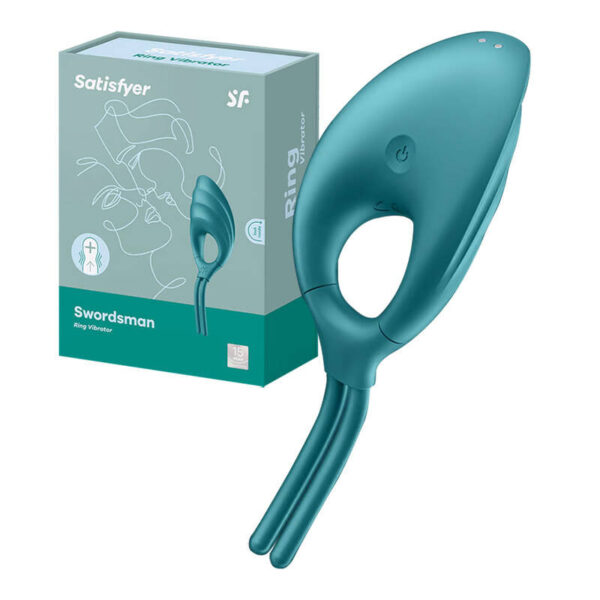 44856_4 Vibreeriv rõngas Satisfyer Swordsman (roheline)