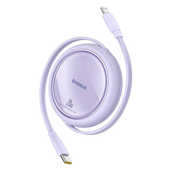 USB-kaabel Baseus Free2Pull USB-C to iP 20W 1m (lilla)