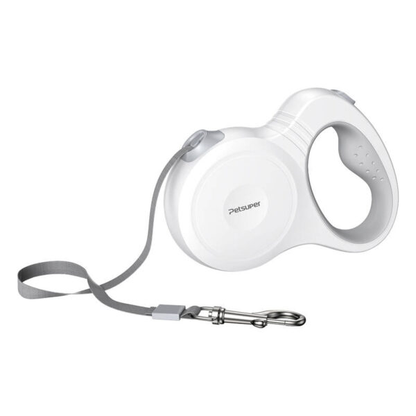 Petsuper Koera Automaatne Taandatav Rihm 5m (valge)