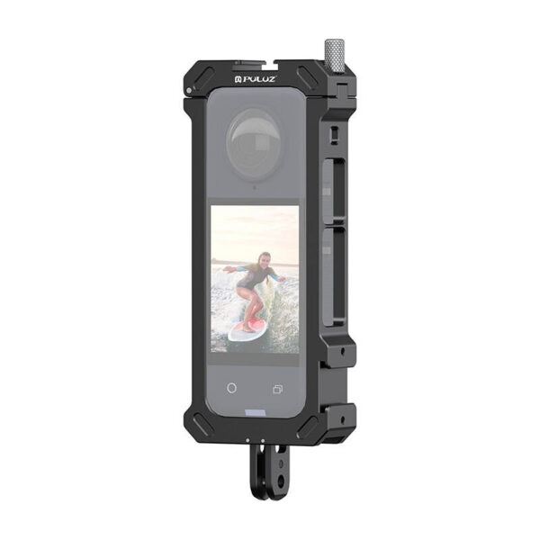 Metallist kaitsekorpus PULUZ statiivialusega Insta360 X4 jaoks