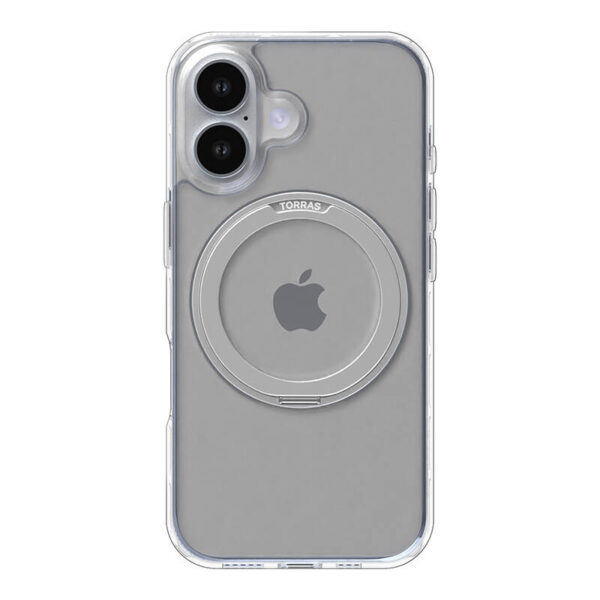 45968_1 Torras Ostand Pro ümbris iPhone 16 Plus jaoks (läbipaistev)