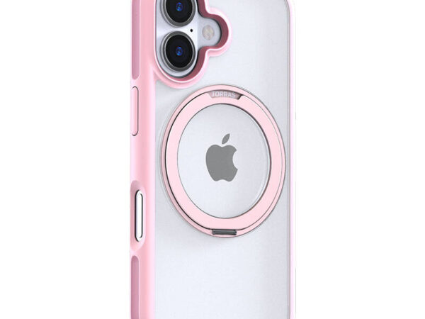 45975_1 Torras Ostand R Fusion ümbris iPhone 16 jaoks (Roosa)