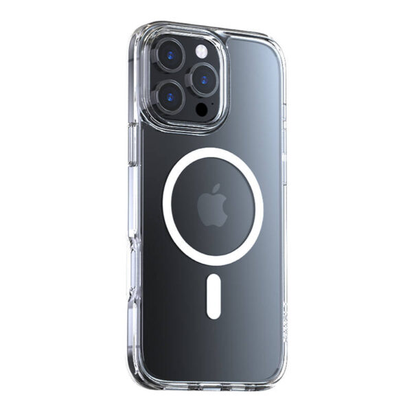 Torras Diamond-Mag korpus iPhone 16 Pro jaoks (läbipaistev)