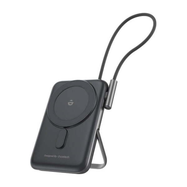 46030_1 Choetech B735 magnetiline powerbank 10000mAh 20W PD + USB-C kaabel (must)