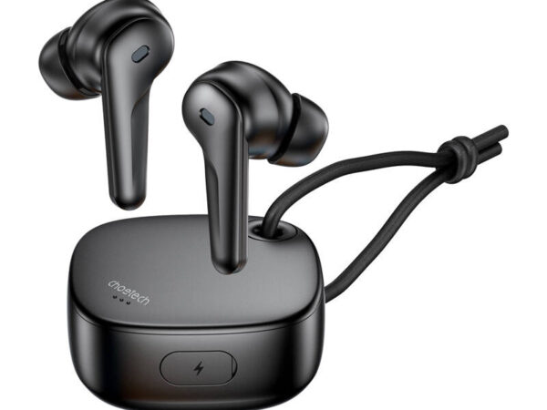 TWS Choetech BH-T17 ANC+ENC juhtmevabad kõrvaklapid (must)