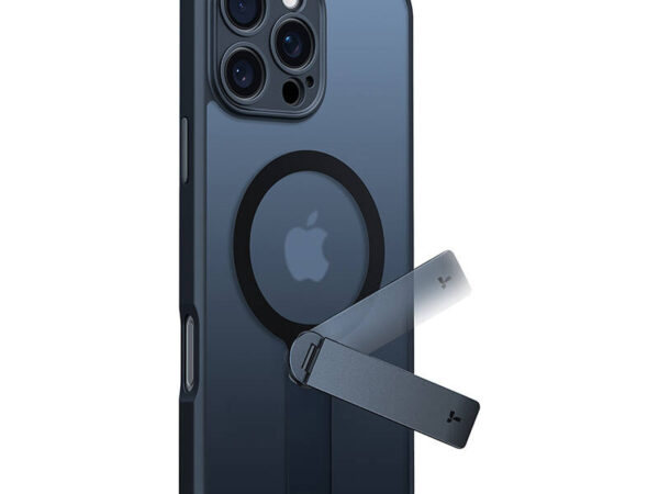 46139_1 Torras Pstand Spin ümbris iPhone 16 Pro jaoks (must)