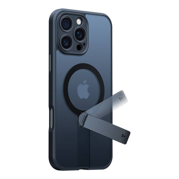 Torras Pstand Spin ümbris iPhone 16 Pro jaoks (must)