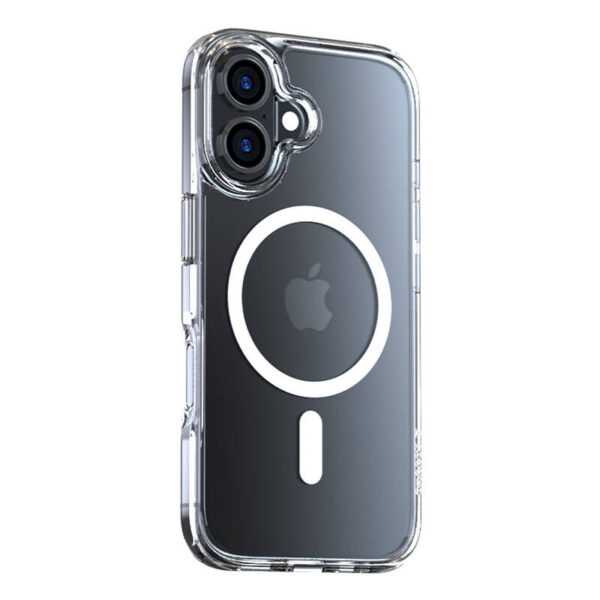 Torras Diamond-Mag seeria ümbris iPhone 16 jaoks (läbipaistev)