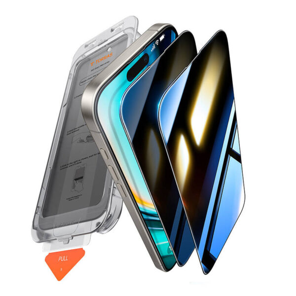 46169_1 Torras Install Master privaatsusklaas iPhone 16 Plus jaoks