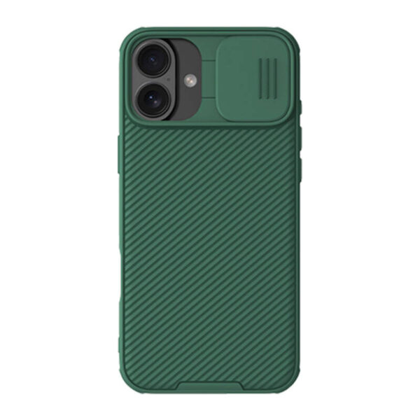 Nillkin CamShield Pro iPhone 16 Plus kaitseümbris (roheline)