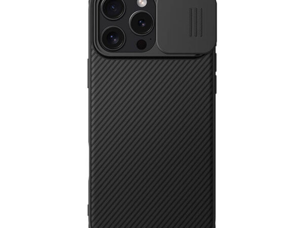 46466_1 Nillkin CamShield Pro iPhone 16 Plus kaitseümbris (must)