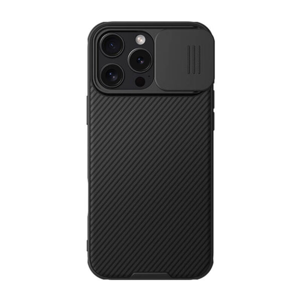 Nillkin CamShield Pro iPhone 16 Plus kaitseümbris (must)