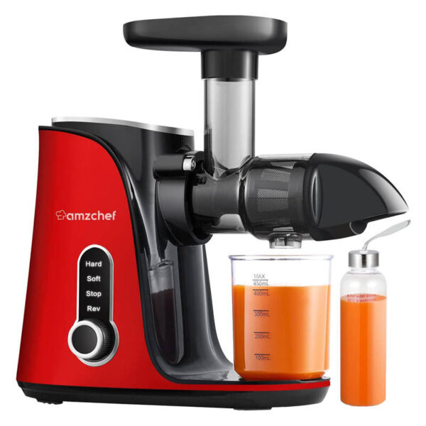 AMZCHEF GM3001-RD aeglane mahlapress (punane)