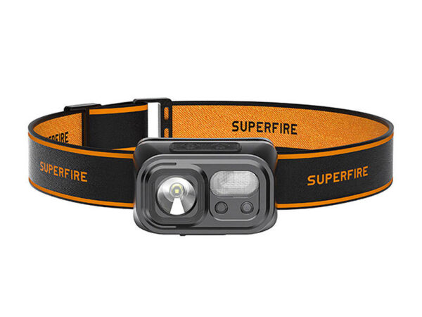 Superfire HL23-S pealamp, 350lm, USB-C