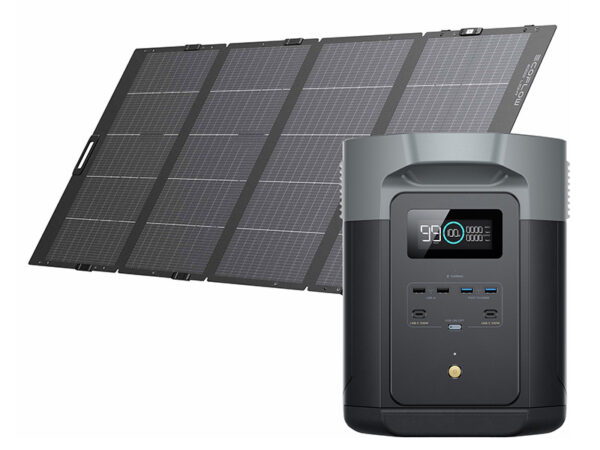 47206_1 Pakett EcoFlow Delta 2 Max + PV paneel 400W (kokkuklapitav)