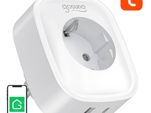 Gosund SP6 16A USB-C 20W Tuya nutikas WiFi/Bluetooth pistik