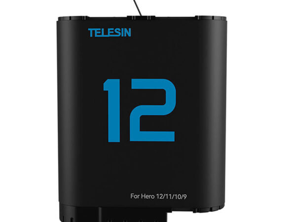 TELESIN liitiumaku GoPro Hero 12/11/10/9 jaoks (sinine)