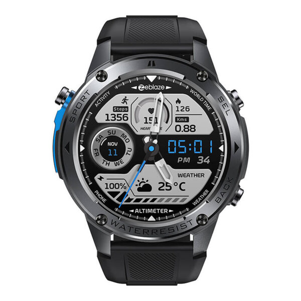 47351_2 Zeblaze Stratos 2 Ultra nutikell (Must)