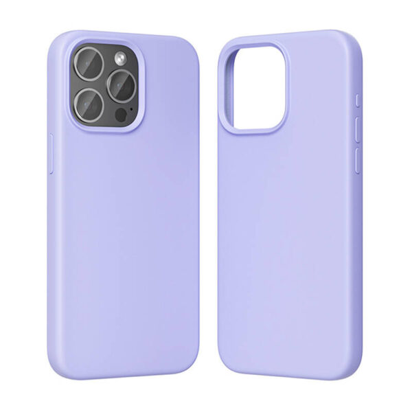 47750_1 Vention KUFV0-30 silikoonist ümbris iPhone 15 Pro jaoks (lilla)