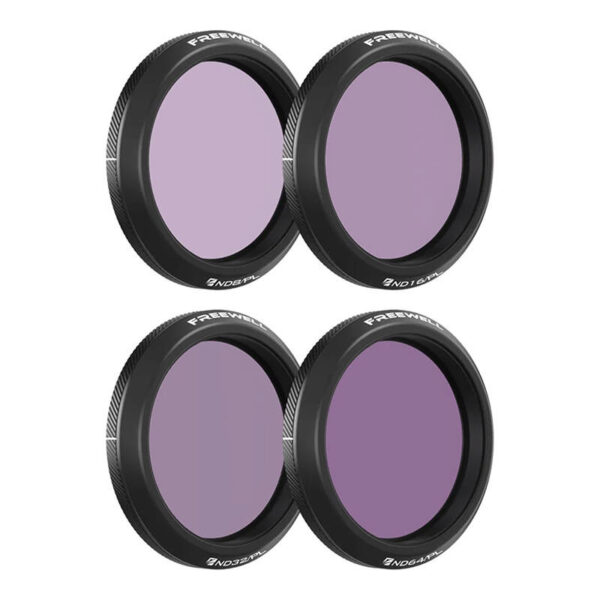 Freewell 4 ND/PL filtri komplekt DJI Osmo Action 5 Pro jaoks