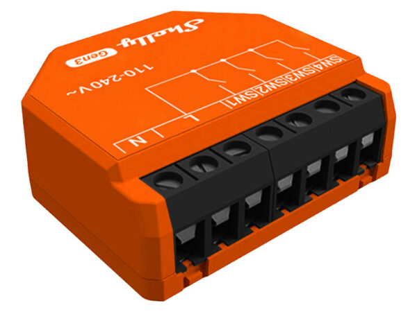 Shelly i4 Gen3 kontroller, WiFi/Bluetooth