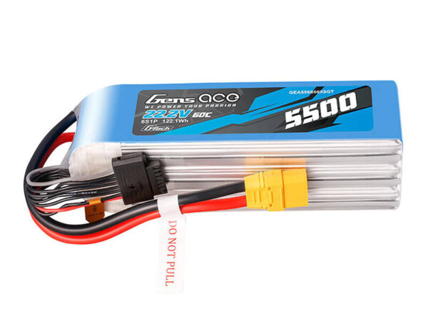 47980_1 Aku Gens Ace G-Tech 5500mAh 22.2V 60C 6S1P LIPO XT90 ühendusega