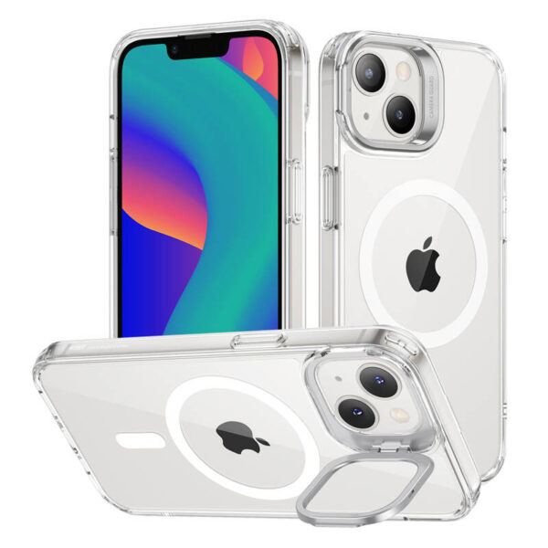48081_1 ESR Classic Kickstand Case HaloLockiga iPhone 14 Plus jaoks (läbipaistev)